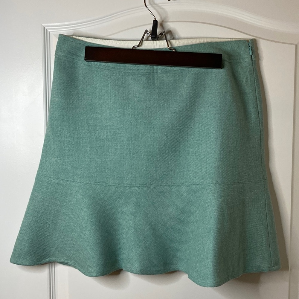 Like new pale aqua wool Gap skirt